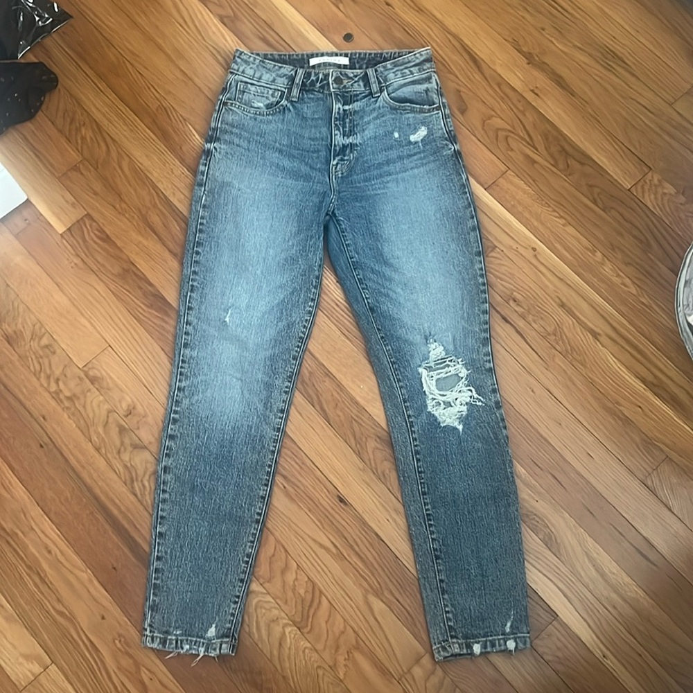 Super High Rise Mom Jean ankle length